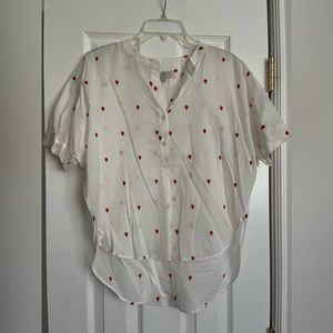 LOFT Rooster Blouse